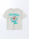 Crew Neck Printed Boy’S T-Shirt And Shorts Set (2 Pcs)